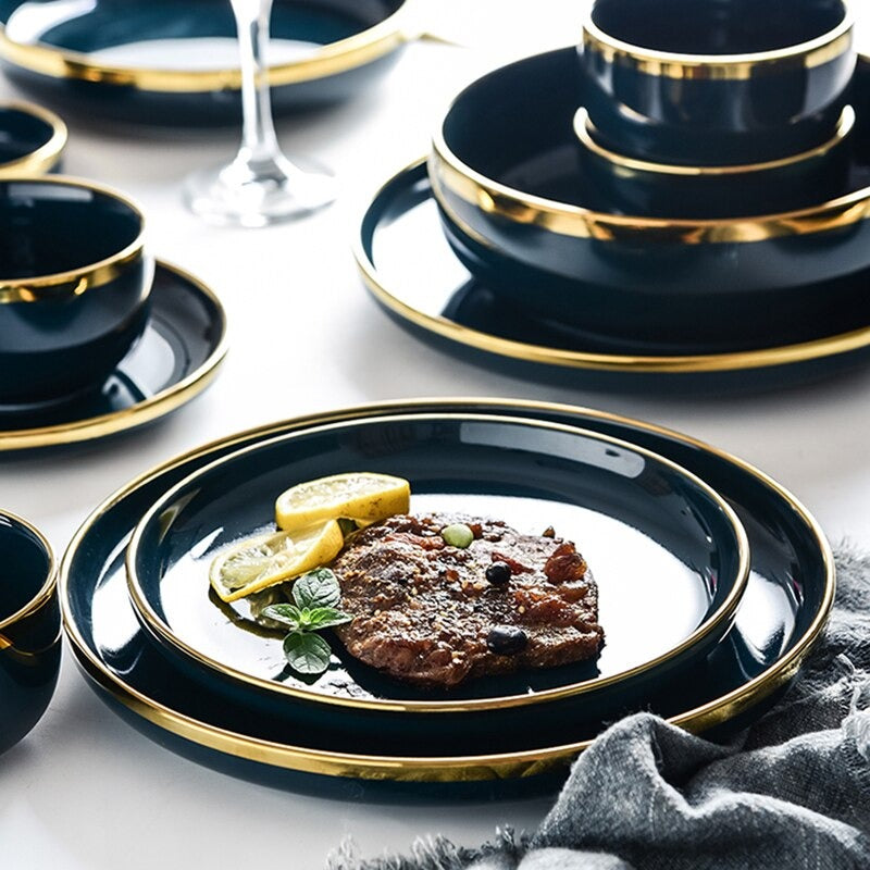 Oxford Blue Luxury Dinnerware Collection