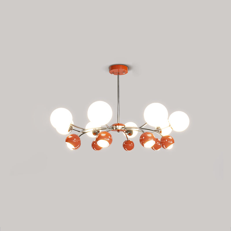 WOMO Space Age Glass Globe Chandelier-WM2290