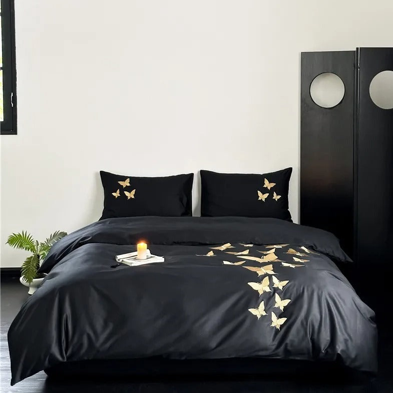 Papillon Egyptian Cotton Bedding Set