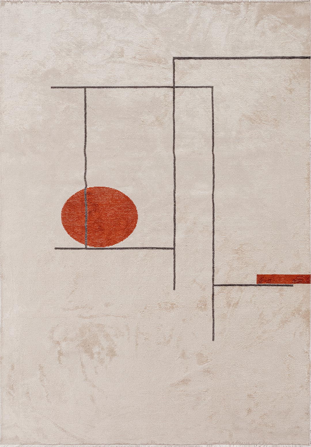 Circus Charcoal - Ecru Rug