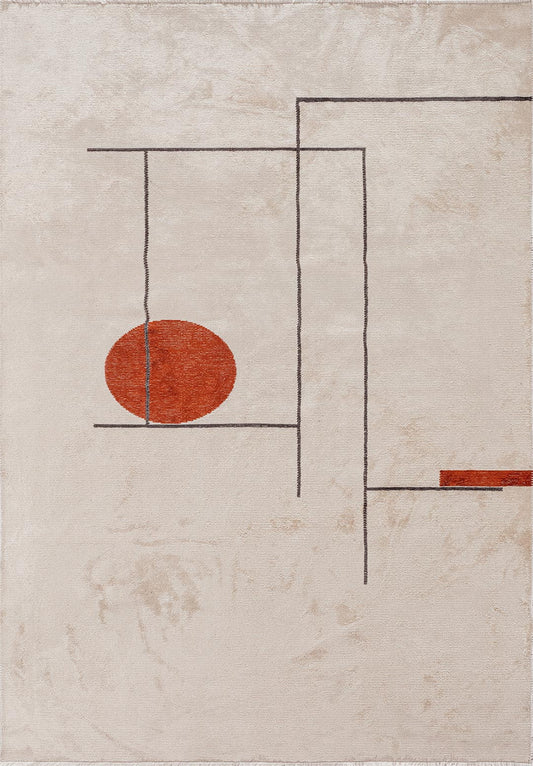 Circus Charcoal - Ecru Rug