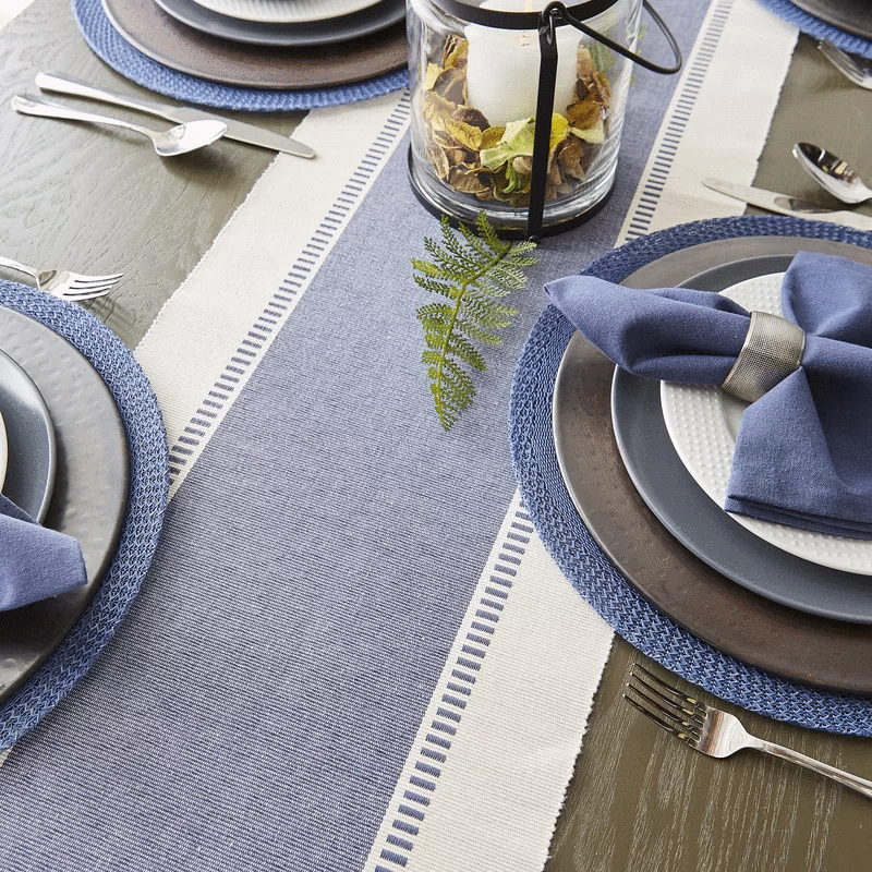 Kandava Cotton Table Runner for Home