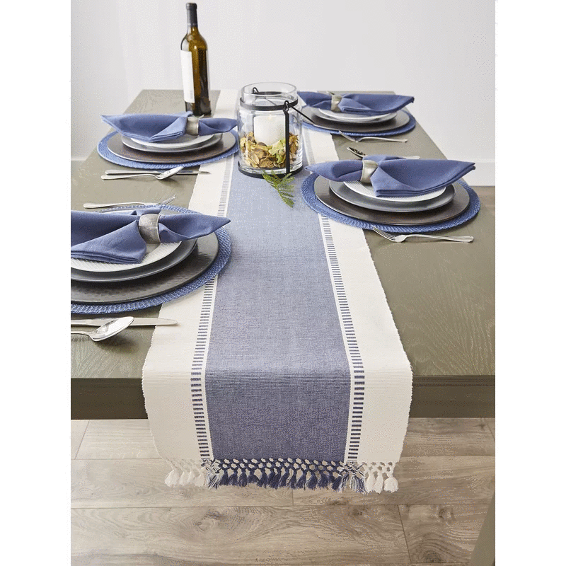 Kandava Cotton Table Runner for Home
