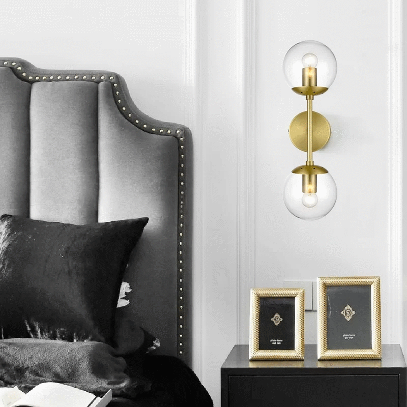 Assis Spherical Glass Wall Sconce