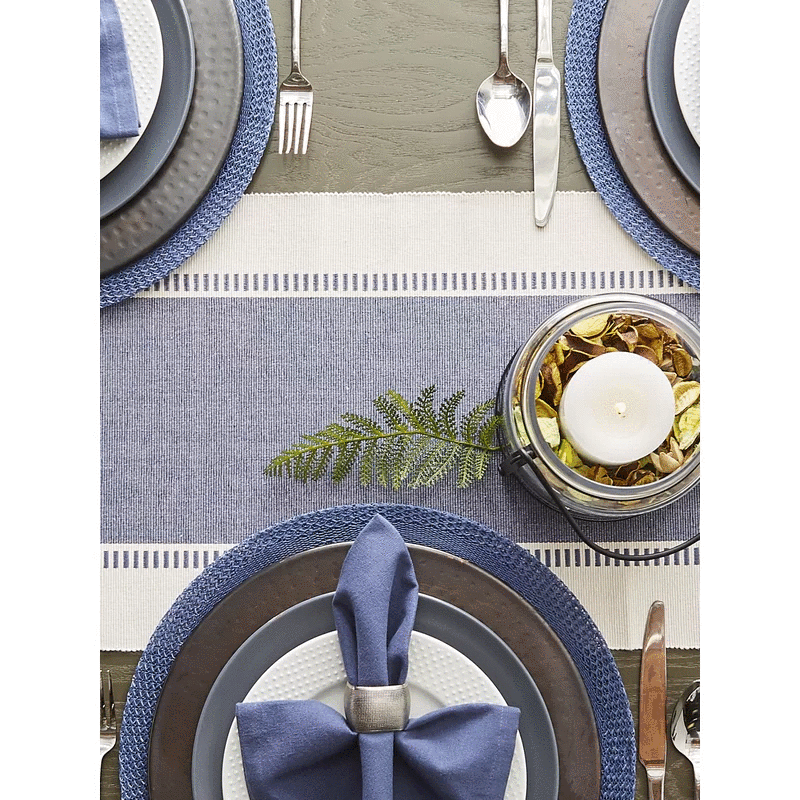 Kandava Cotton Table Runner for Home