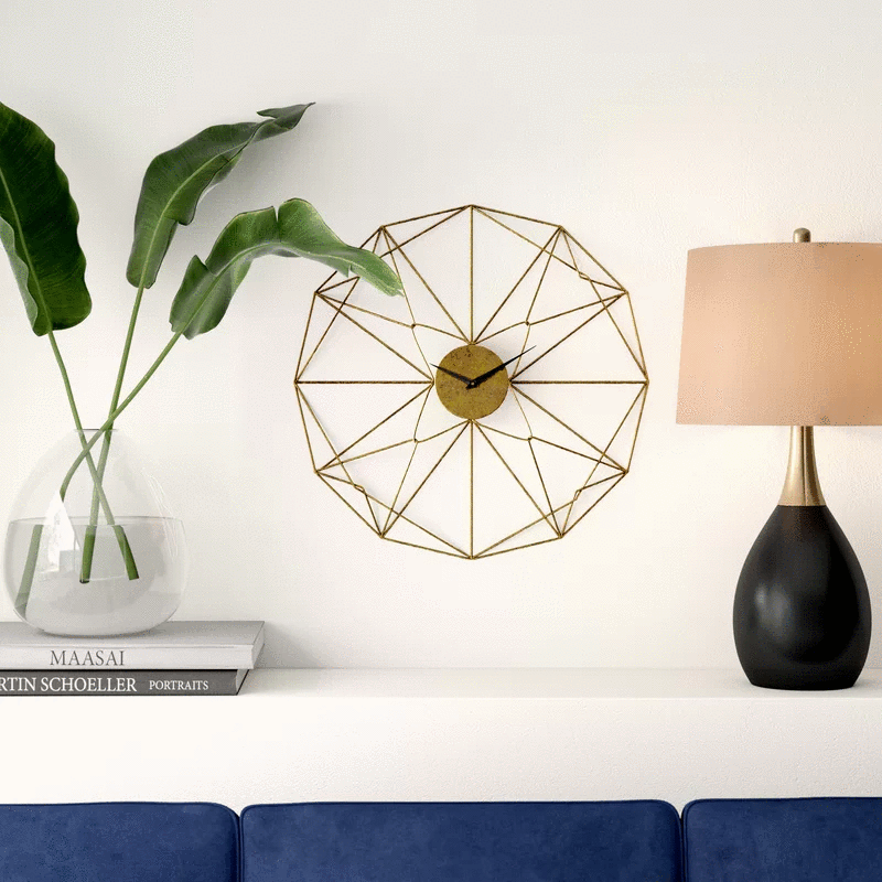 Itu Modern Geometric Wall Clock