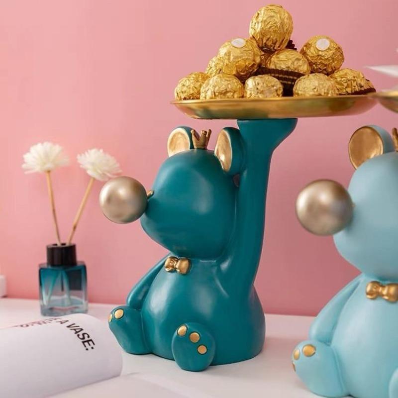 Bubblegum Bear Tray Decorative Accent