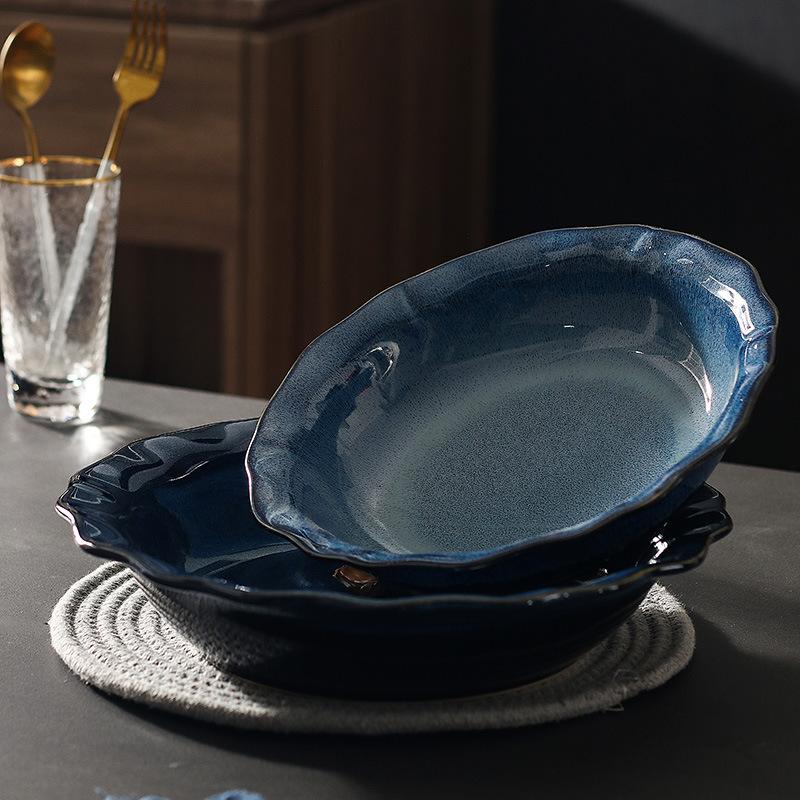 Hanover Handcrafted Wave Bowl for Table Setting