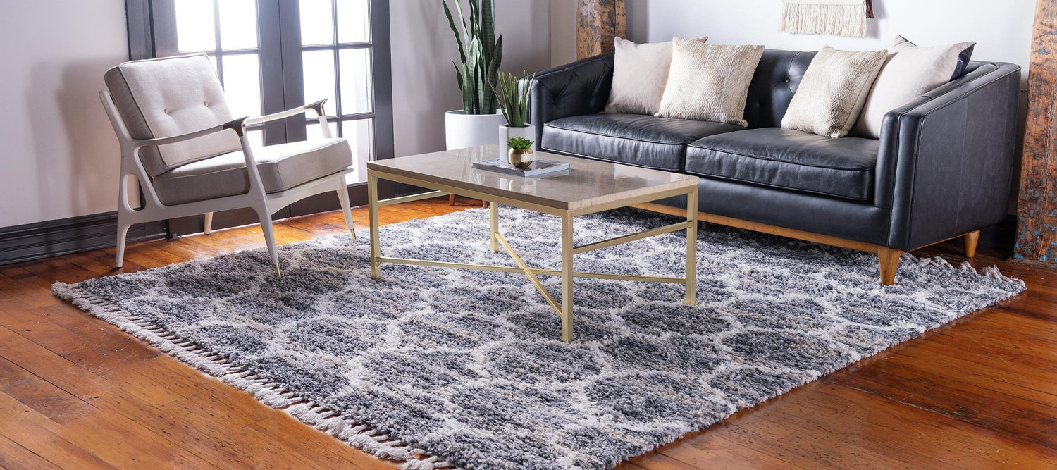 Broderick - Modern Pattern Shaggy Area Rug - Nordic Side - abstract-rug, area-rug, feed-cl0-over-80-dollars, geometric-rug, hallway-runner, large-rug, modern, modern-rug, round-rug, shaggy-ru