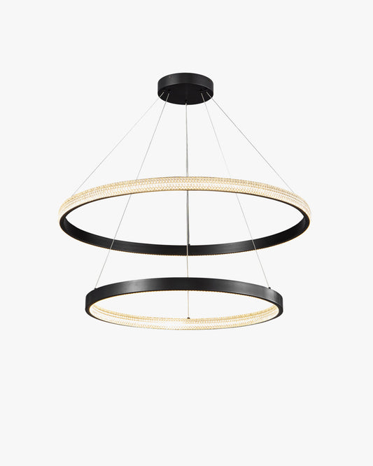 WOMO Circular Led Brass Chandelier-WM2347