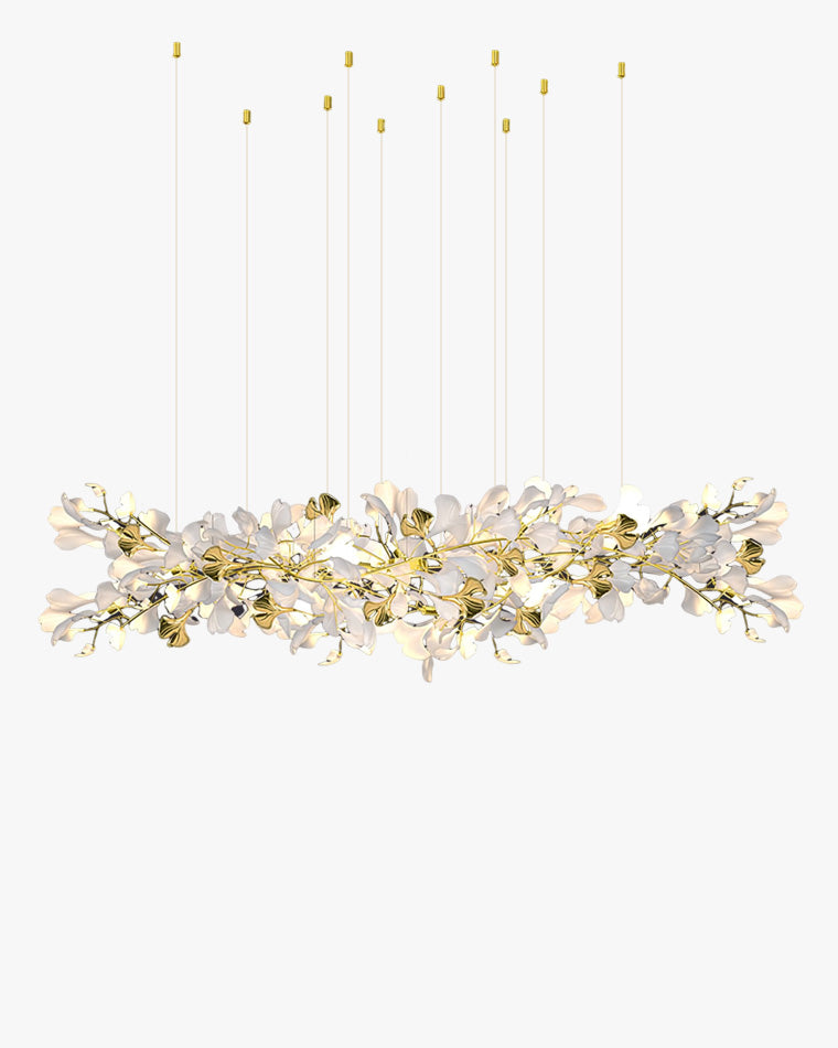 WOMO Gingko Large Long Chandelier-WM2426