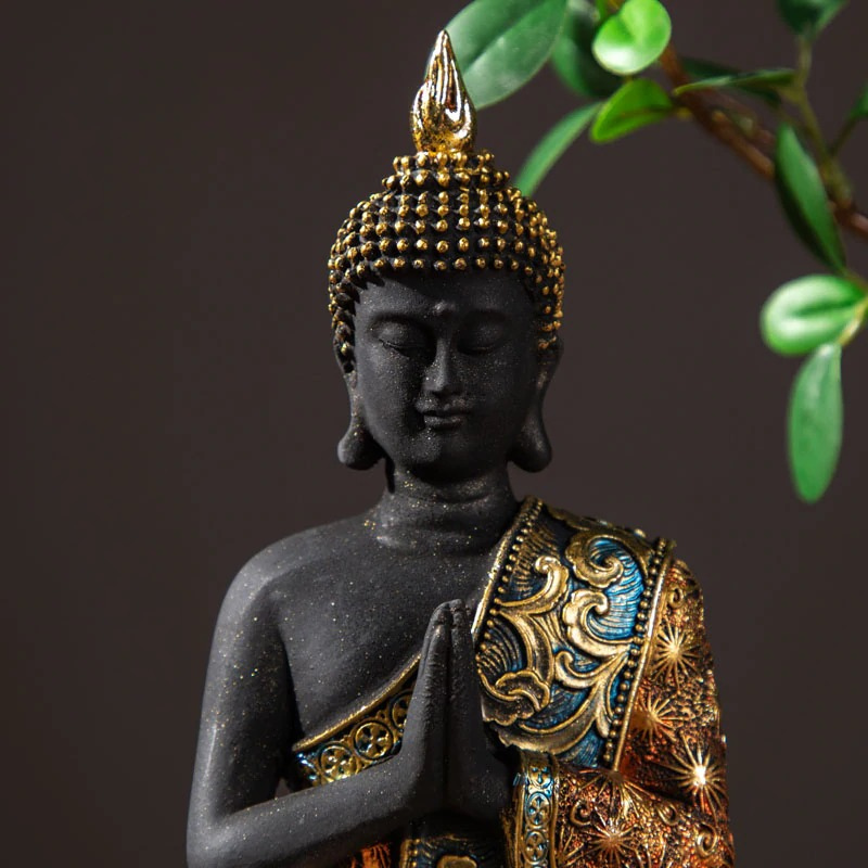 HomeQuill‚Ñ¢ Handmade Buddha Figurine - Nordic Side - 