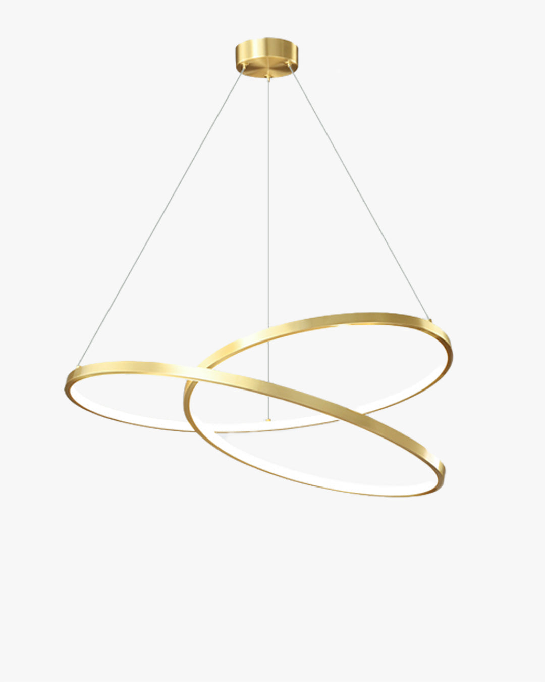 WOMO Brass Swirl Led Pendant Light-WM2354