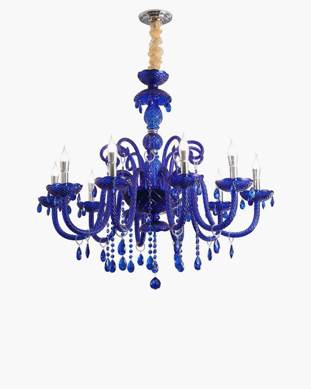 WOMO Blue Crystal Chandelier-WM2348