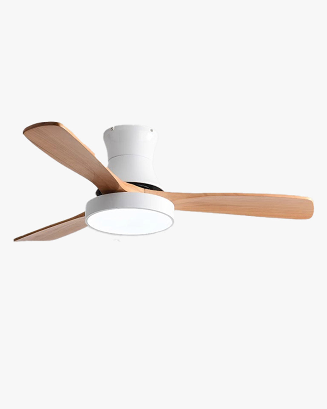 WOMO 3 Wood Blade Hugger Ceiling Fan Lamp-WM5120