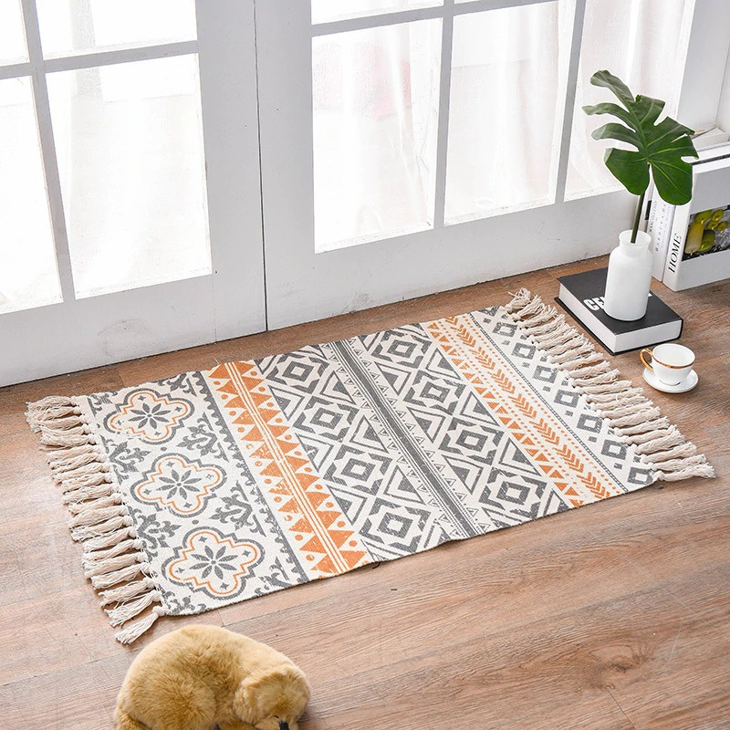 HomeQuill‚Ñ¢ Decorative Aztec Rug - Nordic Side - 
