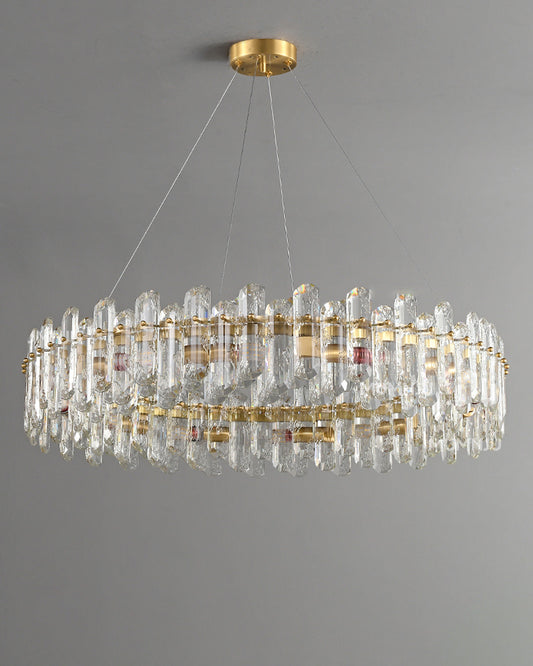 WOMO Crystal Round/Linear Chandelier-WM2406