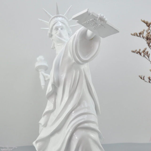 Masked Statue of Liberty - Nordic Side - 