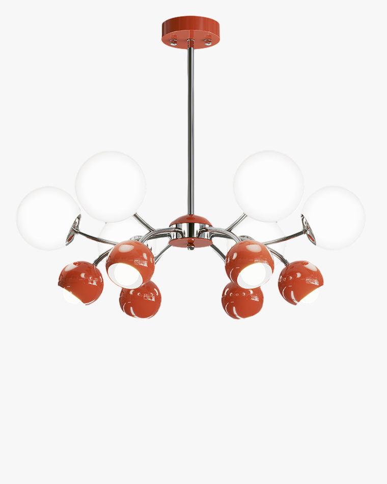 WOMO Space Age Glass Globe Chandelier-WM2290