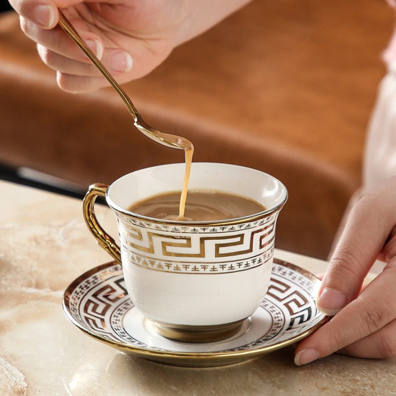 Klastiva‚Ñ¢ Luxury European Porcelain Cup Set - Nordic Side - 