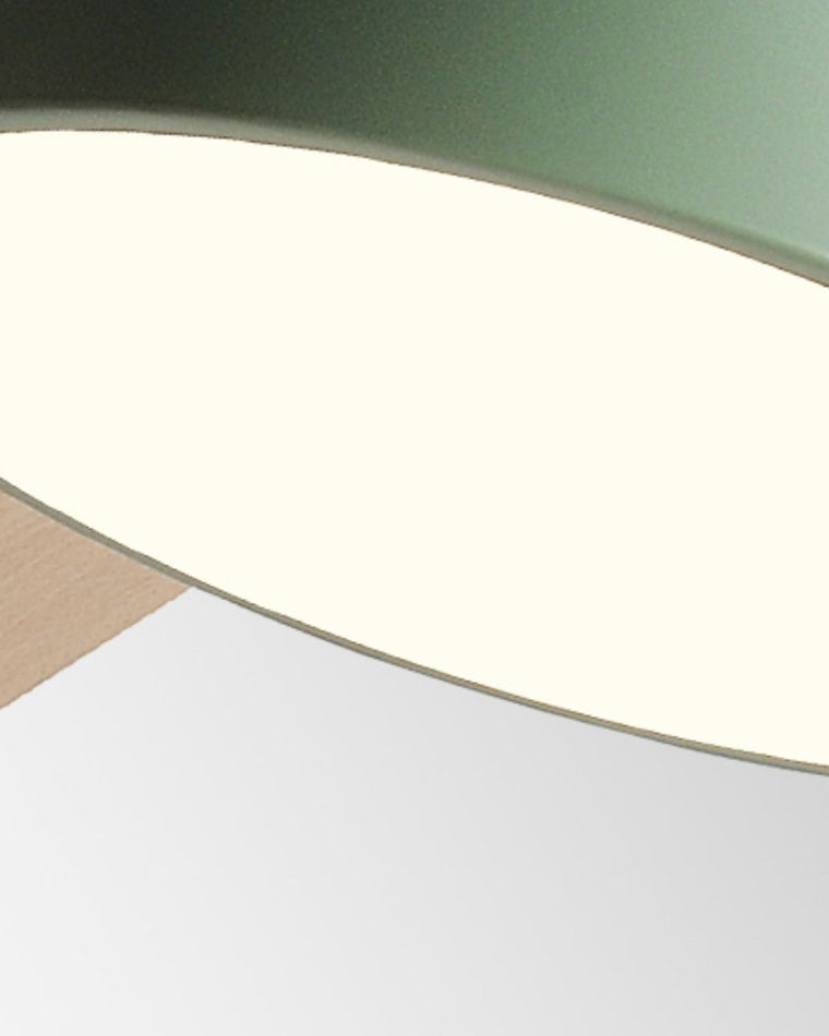 WOMO Low Profile Wood Ceiling Fan Lamp-WM5014