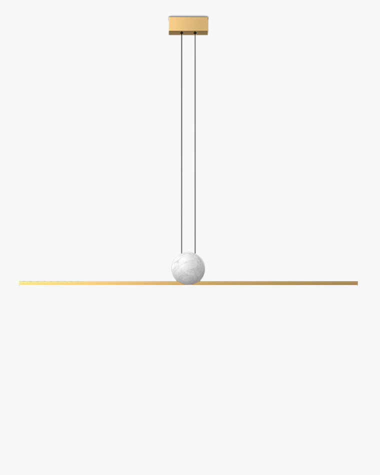 WOMO Marble Linear Pendant Light-WM2329