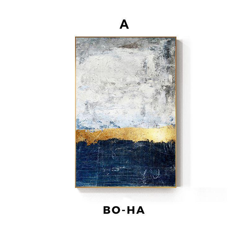 "Aarhus Navy" - Stretched Canvas