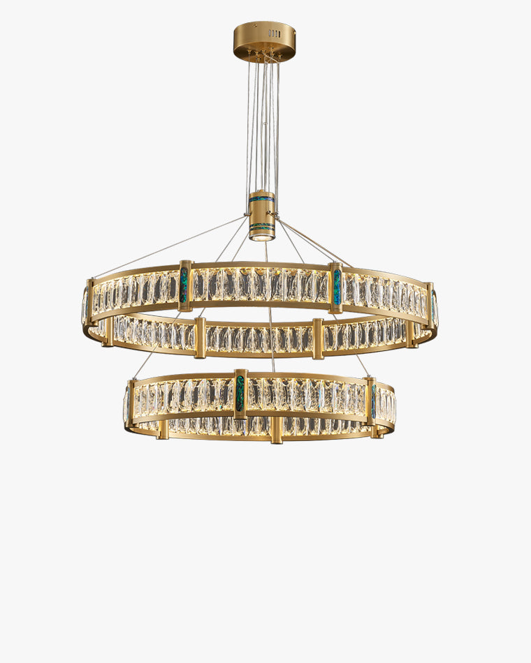 WOMO Round Glass Chandelier-WM2337