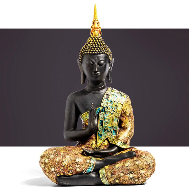 HomeQuill‚Ñ¢ Handmade Buddha Figurine - Nordic Side - 