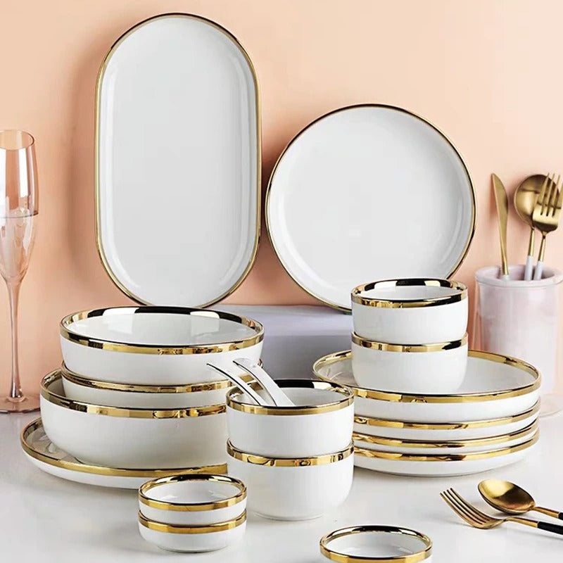 Legacy White Luxury Dinnerware Set