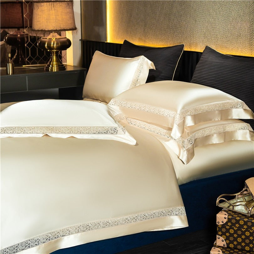 Willa Gold Modern Bedding Set