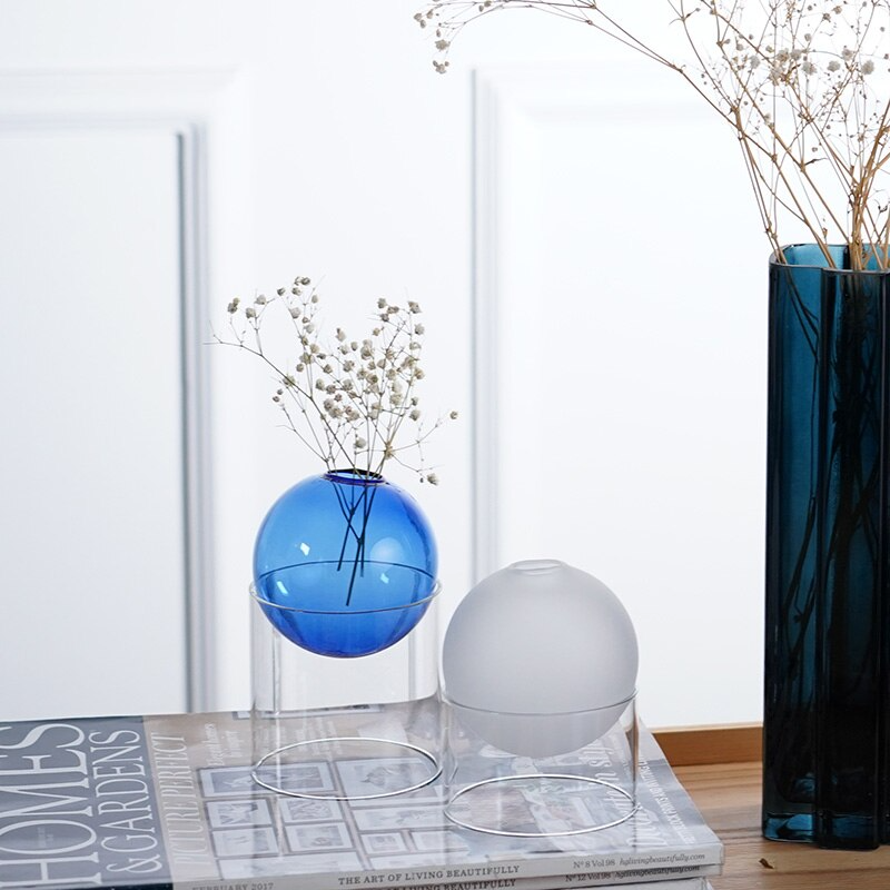 Mini Colorful Spherical Glass Vase