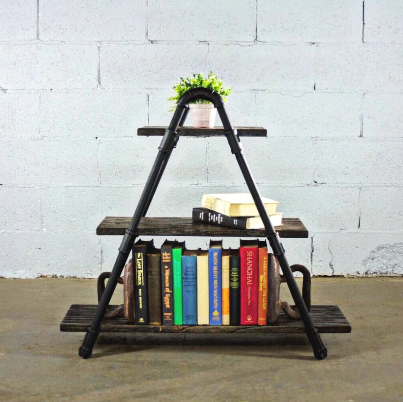 Three Shelf Display Bookcase