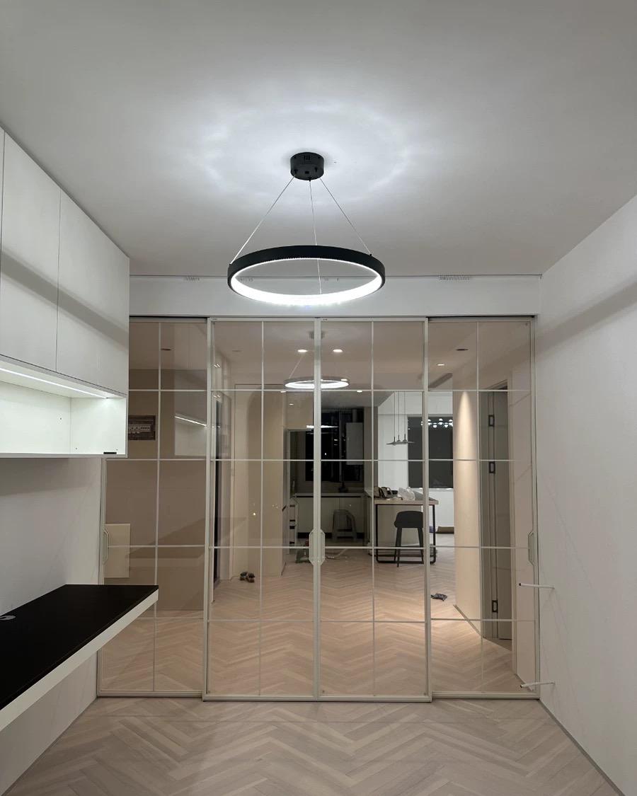 WOMO Circular Led Brass Chandelier-WM2347