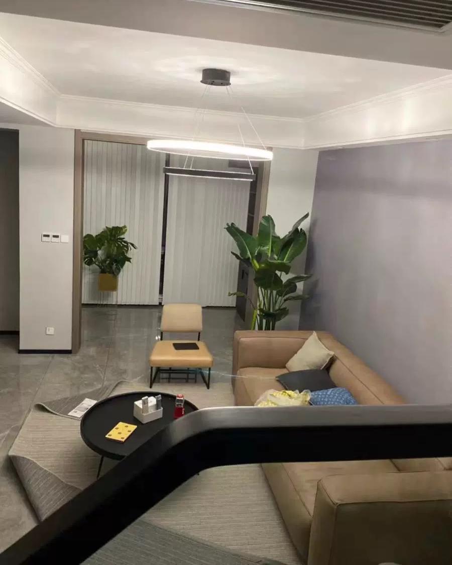 WOMO Circular Led Brass Chandelier-WM2347