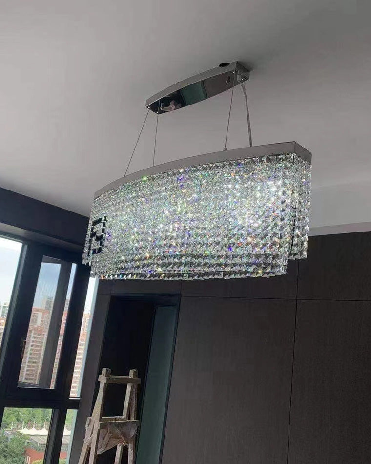 WOMO Oval Crystal Chandelier-WM2071b