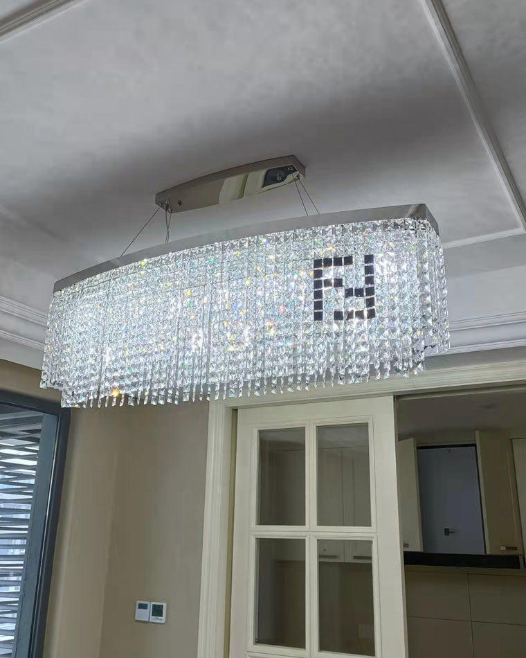 WOMO Oval Crystal Chandelier-WM2071b