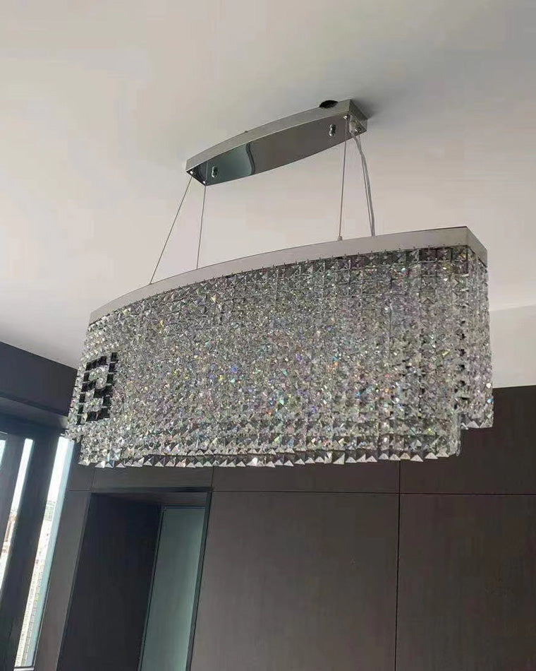 WOMO Oval Crystal Chandelier-WM2071b