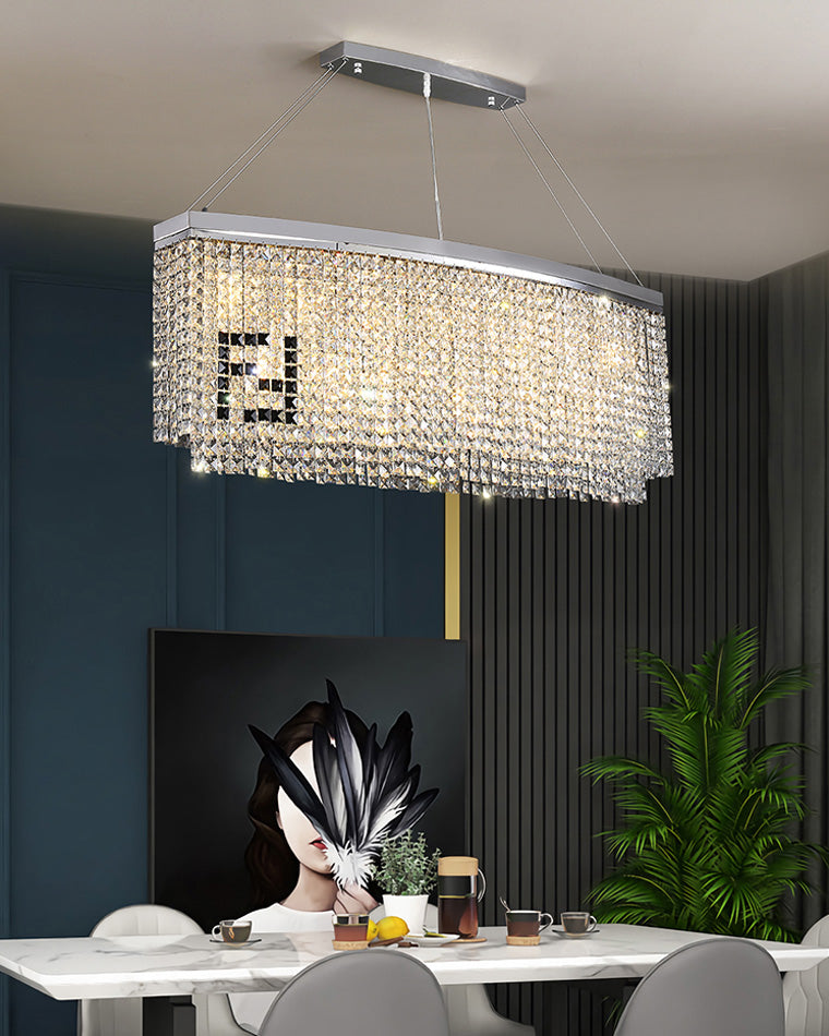 WOMO Oval Crystal Chandelier-WM2071b