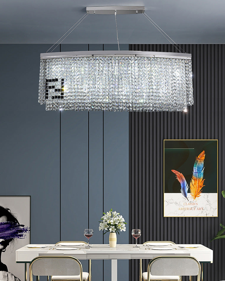 WOMO Oval Crystal Chandelier-WM2071b