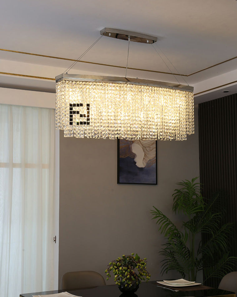 WOMO Oval Crystal Chandelier-WM2071b