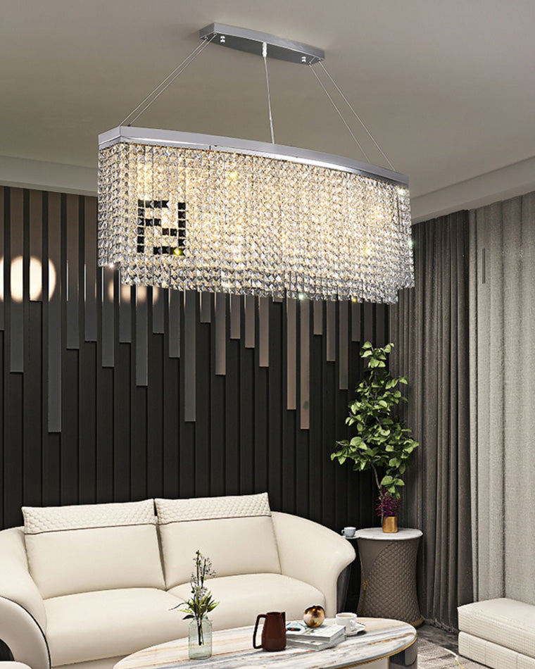 WOMO Oval Crystal Chandelier-WM2071b