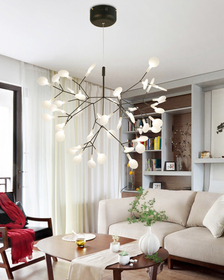 WOMO Heracleum/Firefly Branch Chandelier-WM2072