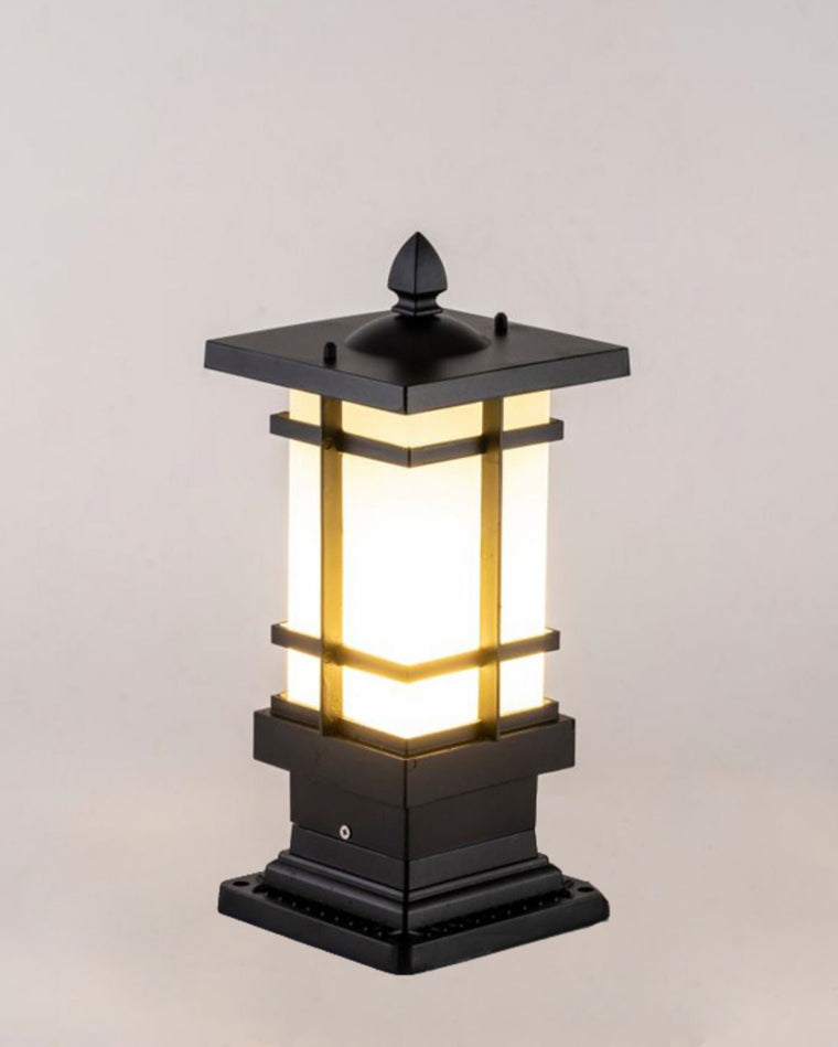 WOMO Square Outdoor Pillar Light-WM9063