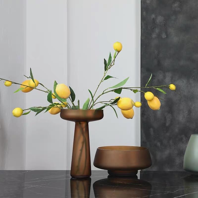 Rustic Handcrafted Crystal Vase - Rustic