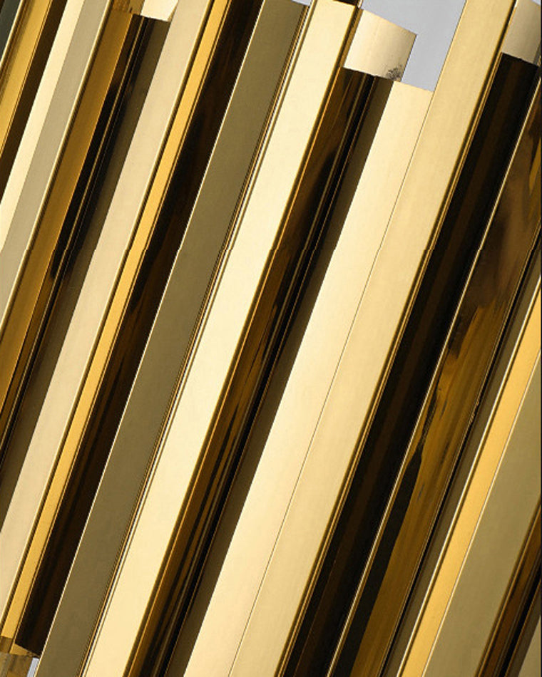 WOMO 2 Tier Gold Crystal Chandelier-WM2185b