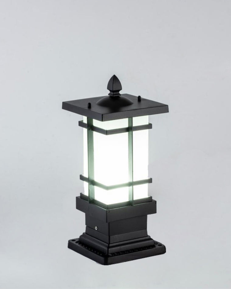 WOMO Square Outdoor Pillar Light-WM9063