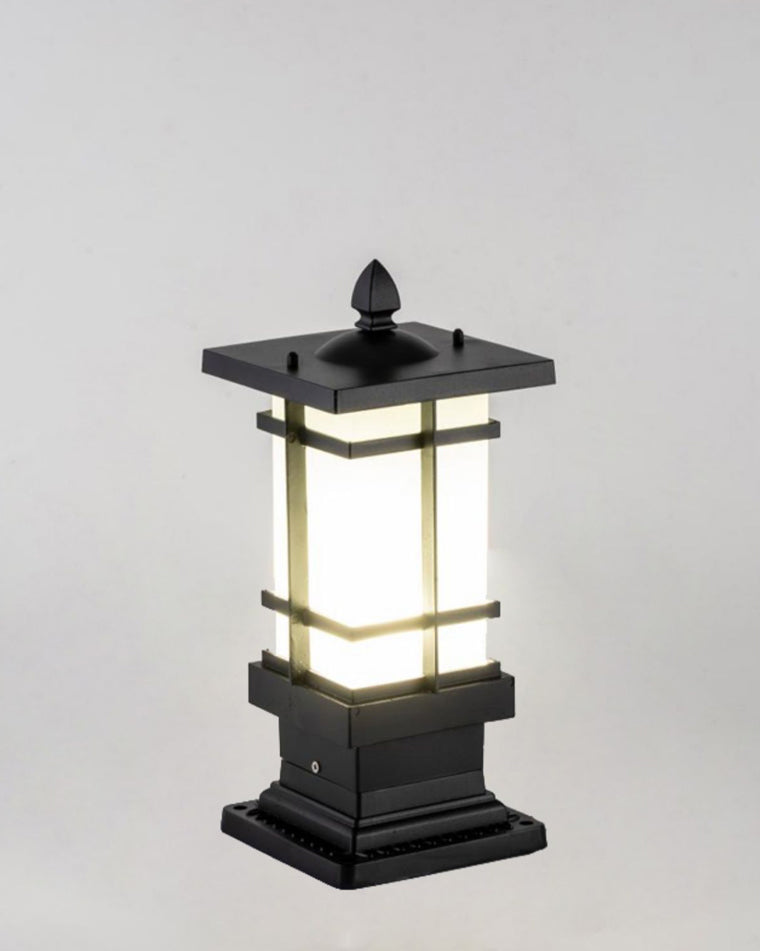 WOMO Square Outdoor Pillar Light-WM9063