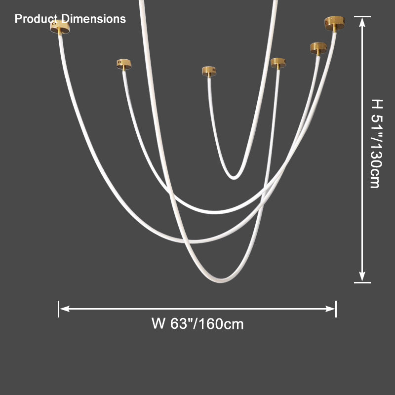 WOMO Rope Led Chandelier-WM2312