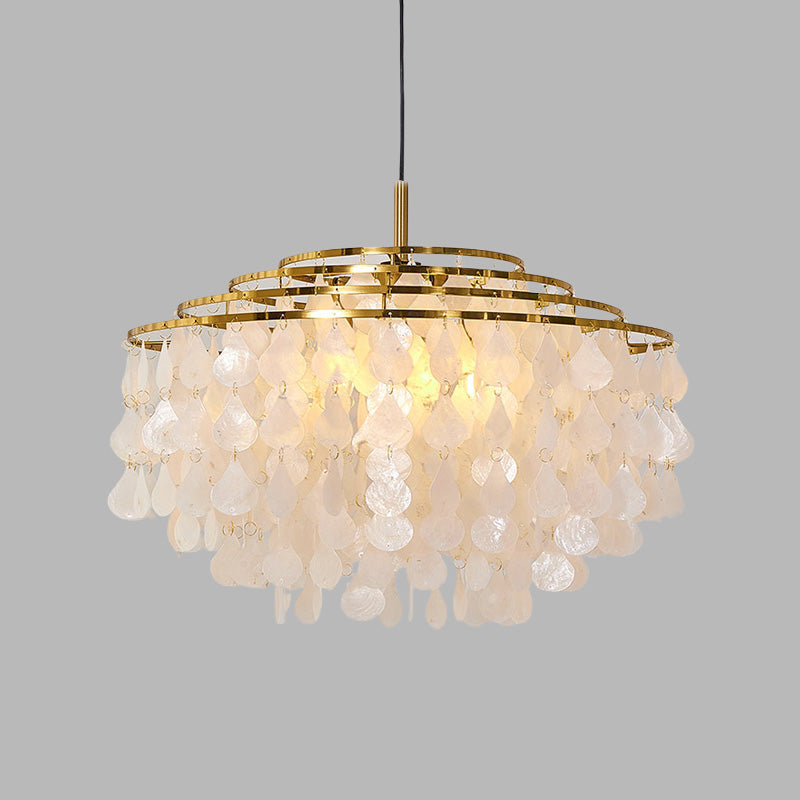 WOMO Mother of Pearl Chandelier-WM2346